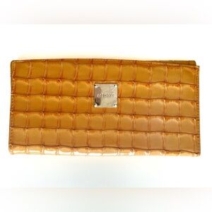 Miche Classic Shell Purse Cover Faux Leather Yellow Reptile Print